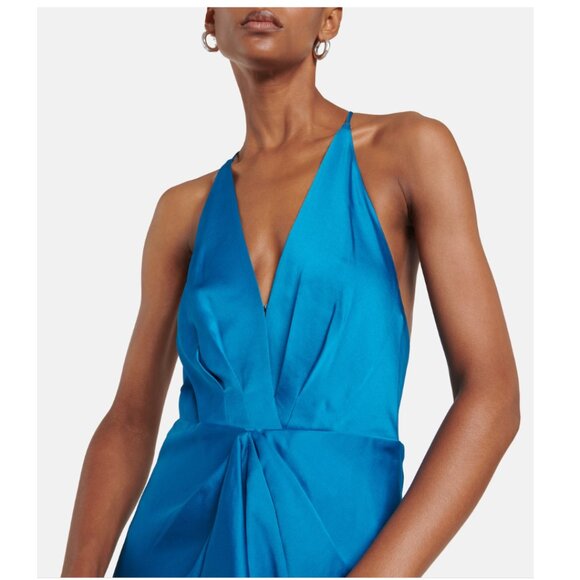 ⏰ NEW Simkhai Giana satin gown backless dress size 6 - Picture 3 of 8